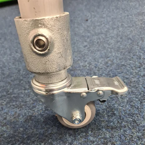 Braked Swivel Castor 42.4mm Tube (C) H/D